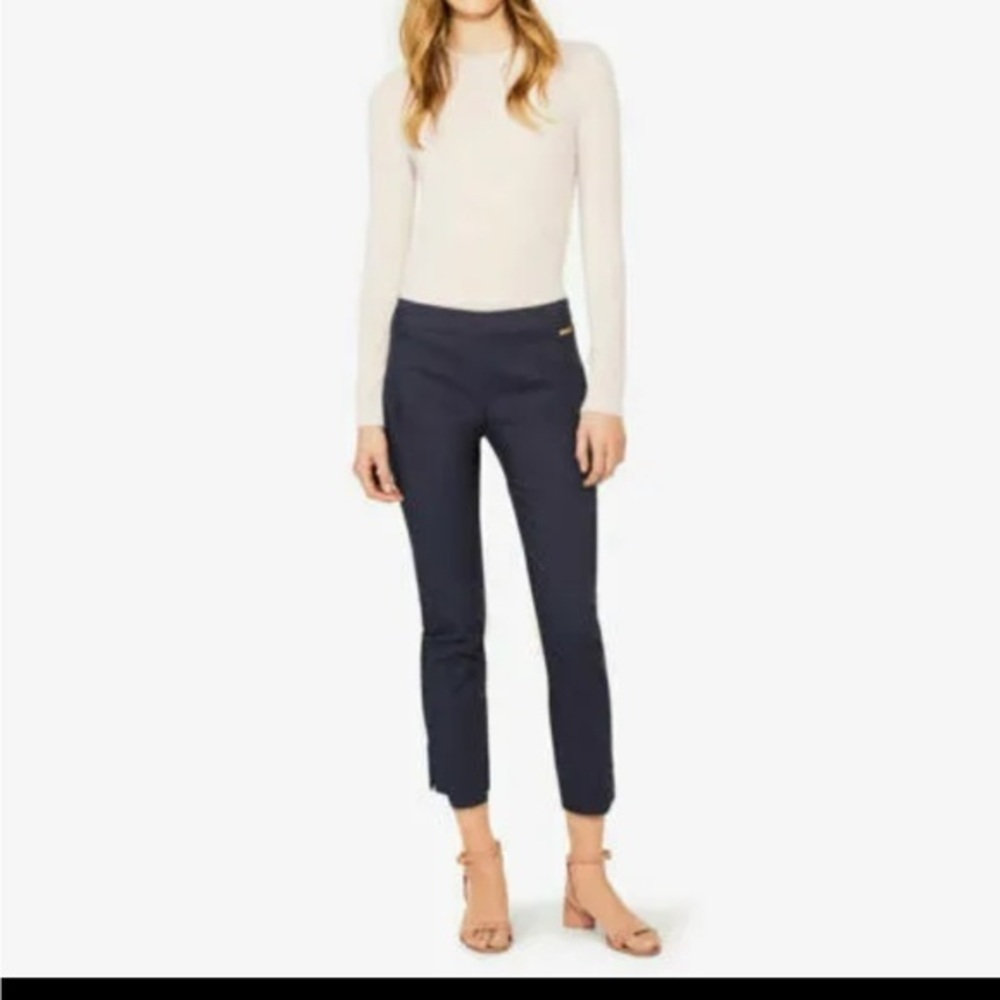 Tory Burch "Callie"  Ankle Pants NAVY Size 0 NWT